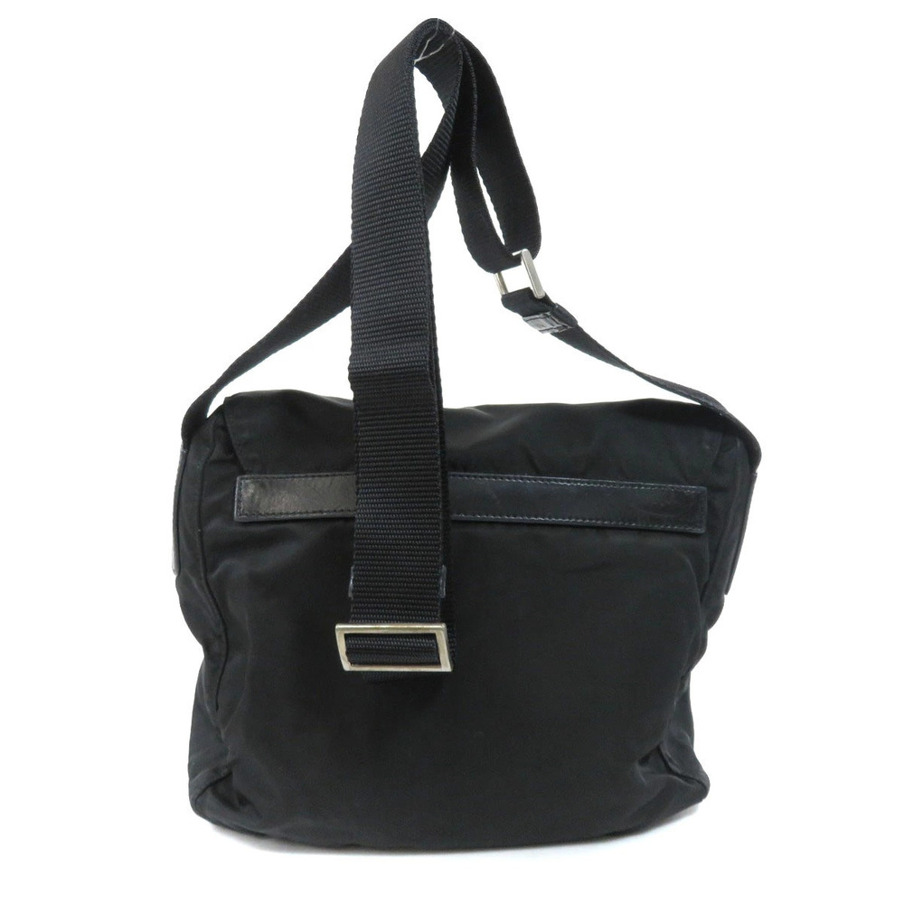 Prada Tessuto Plate bag Crossbody shoulder Black